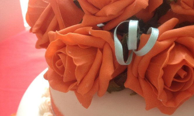 Kweku and Fi wedding cake detail