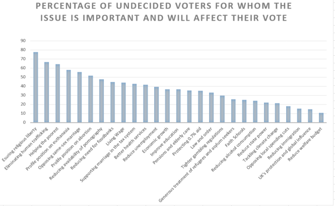 undecided voters issue importance